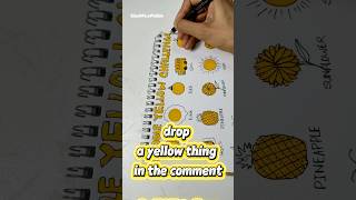 Drawing only yellow things 🟡 #doodle #yellow #artchallenge #art #drawing #creative #artandcraft #diy