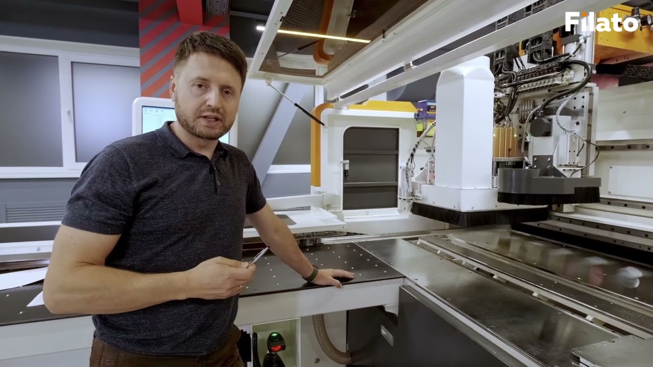 Cверлильно-присадочные центры с ЧПУ Filato Drillmatic 612-3H и Filato Drillmatic 612-2H Обзор