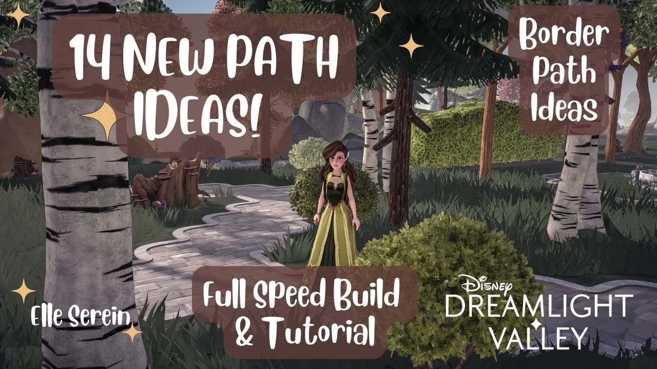 14 Path Ideas For Your Valley in Disney Dreamlight Valley YouTube