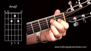 Learn Guitar Chords: A Major 7 - Beginner Acoustic Guitar Lessons