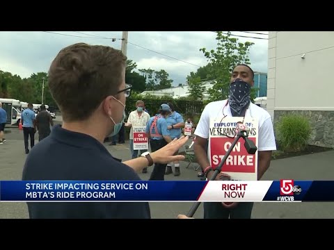 Strike impacts service on MBTA's The Ride