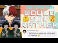 "Would You Rather" - BNHA/MHA texting story
