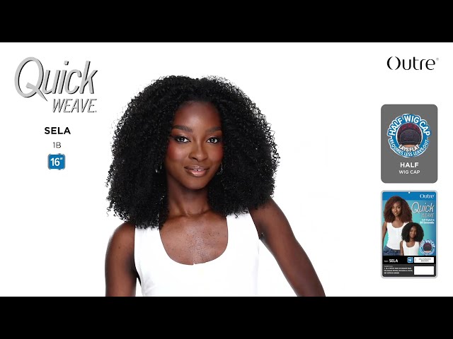 Quick Weave - Sela - Outre - Synthetic Half Wig