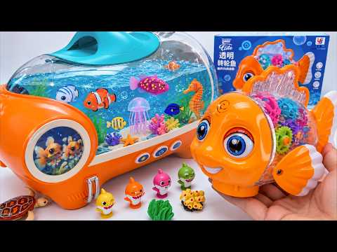 Ultimate Aquarium Playset ASMR, Satisfying with Unboxing Robo Alive Fish 🐟 미니 어항 장난감 2026