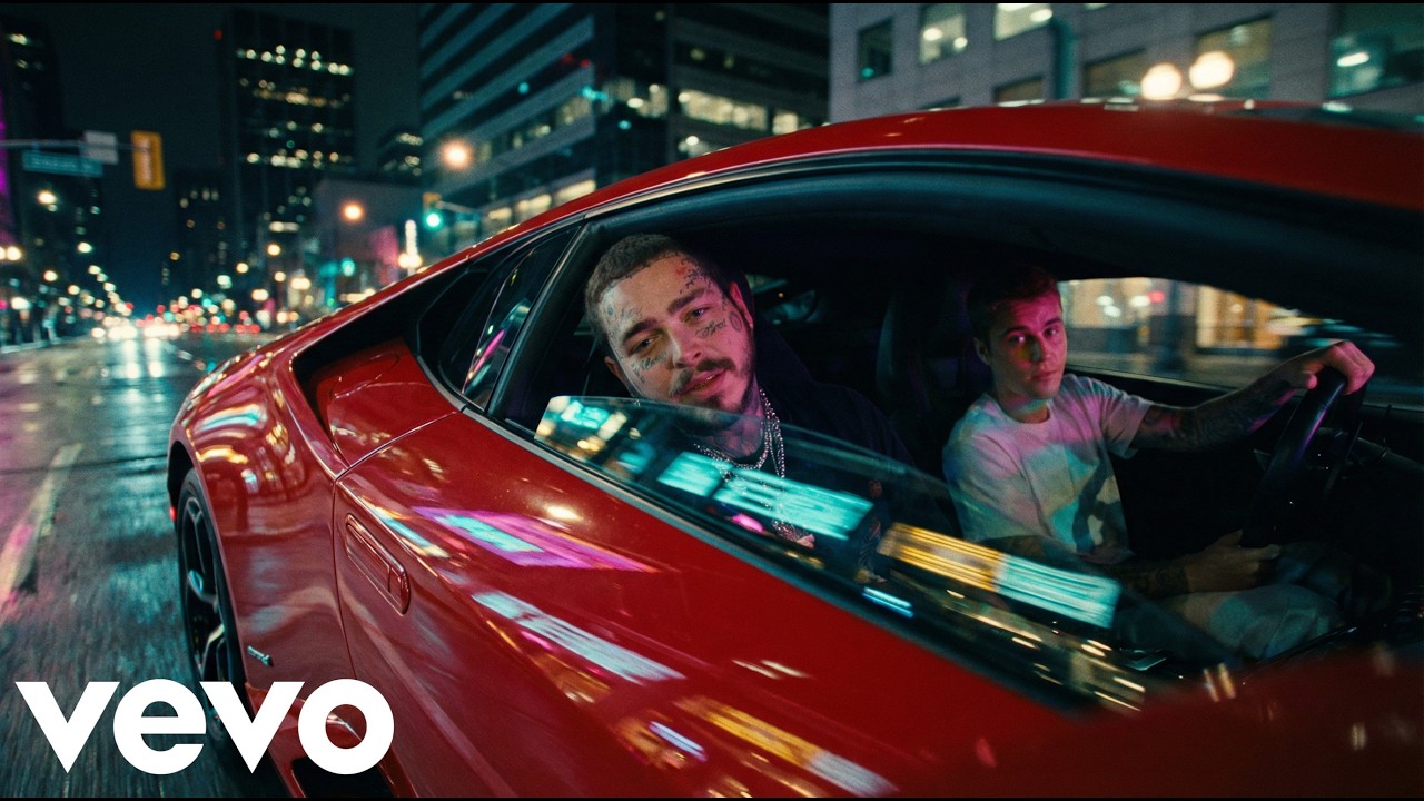 Post Malone, Justin Bieber - Dark Night (ft. Chris Brown) | (Official Lyrics Video) 2026