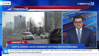 Hafta Ohirida Havo Harorati Kotarilishi Kutilmoqda I Axborot 24 13.02.2026