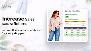 Vestofy Size Chart & AI Size Guide for Shopify