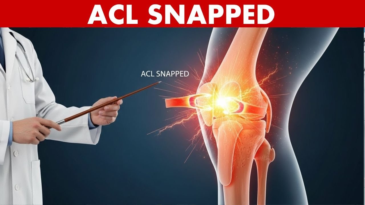 ACL Tear: Why Your Knee Collapses & How Surgery Fixes It (3D Animation ...