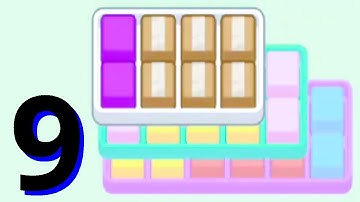 🟨 Color Cube Match: Sort Puzzle 🟦 GAMEPLAY Part 9 Levels 34-37 (Android, iOS)