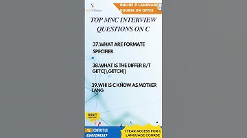 Top C Interview Questions part-10 | XpertChamps Insights #skillstruct