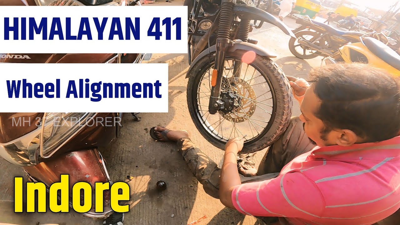 himaliyan 411 wheel alignment | himaliyan 411 wheel balancing | mh 37 explorer