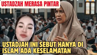 Download Lagu USTADZAH INI SEBUT HANYA DI AGAMA ISLAM ADA KESELAMATAN! BEGINI PENJELASAN AGATHA! MP3