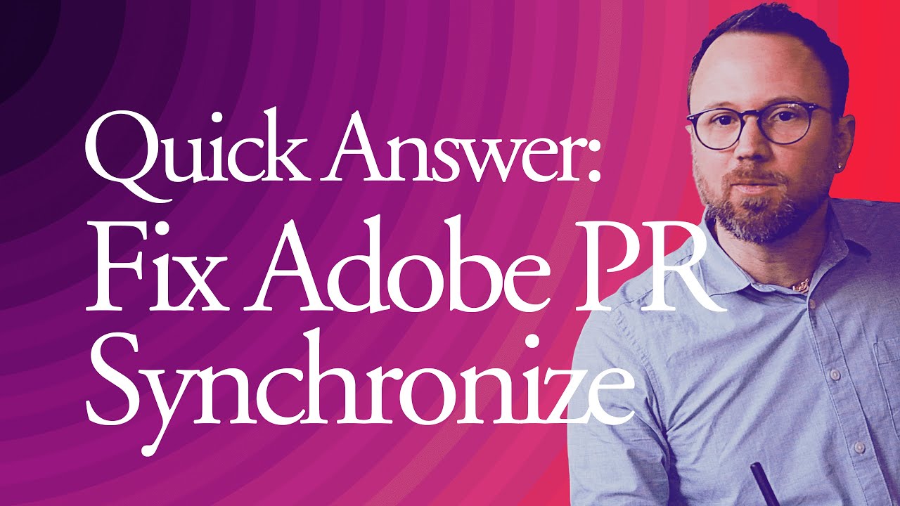 Adobe Premiere Synchronize Greyed/Grayed Out / Not Working! YouTube