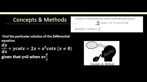 Find the particular solution of the Differential equationdy/dx+ycotx=2x+x^2 cotx (x≠0)given that ...