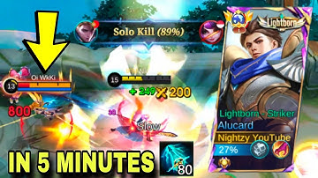 Global ALUCARD Max Sky Piercer Build in 5 minutes! Mobile legends fast Guide 2025!