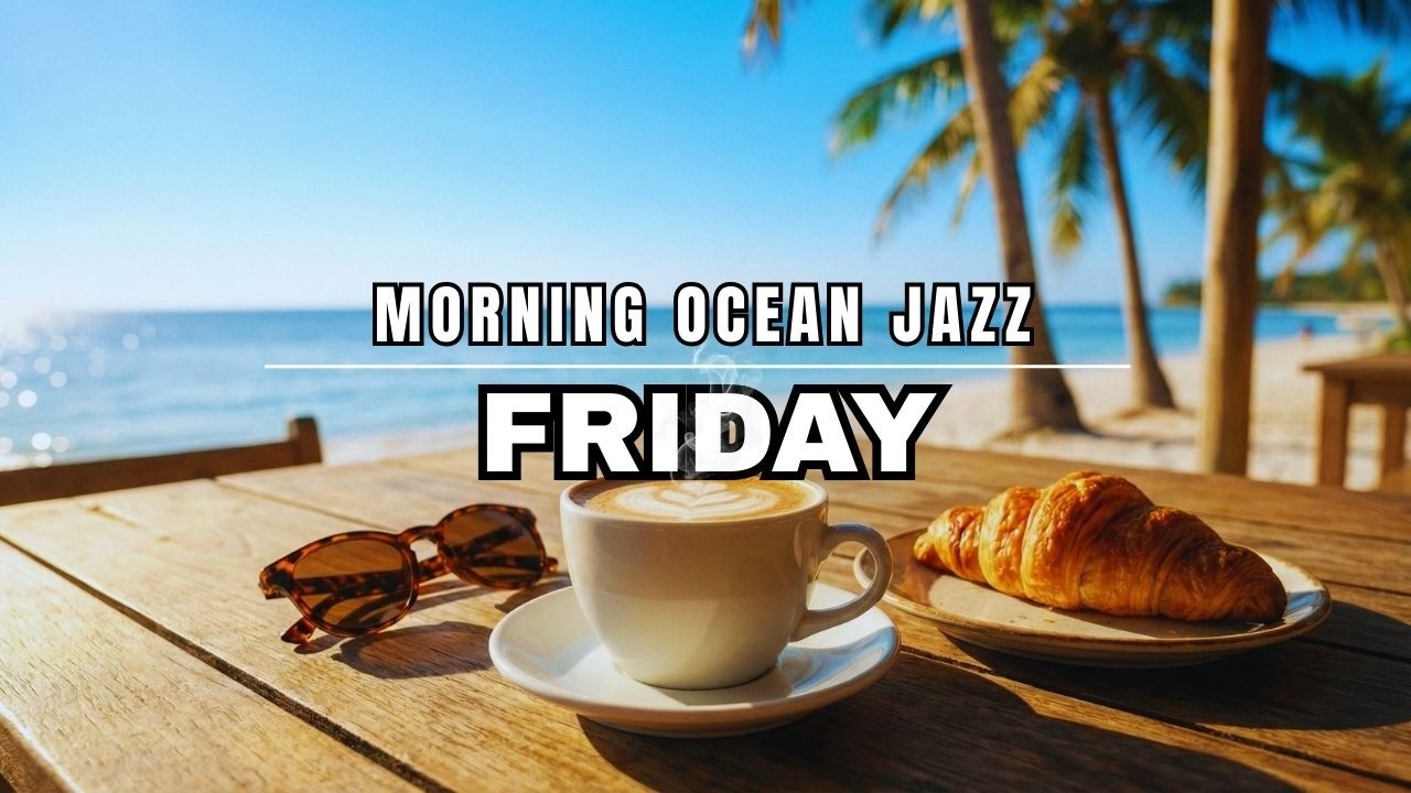 🔴 Morning Ocean Jazz 🌊 Relaxing Bossa Nova & Cafe Ambience to Start Your Day