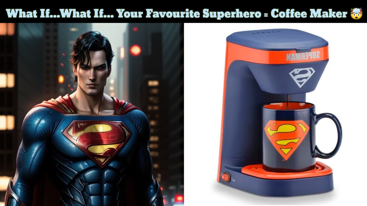 DC Superman 1 Cup Coffee Maker