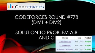 Codeforces Round #778 (Div. 1 + Div. 2, based on Technocup 2022 Final Round) | Solutions A,B,C Net Worth