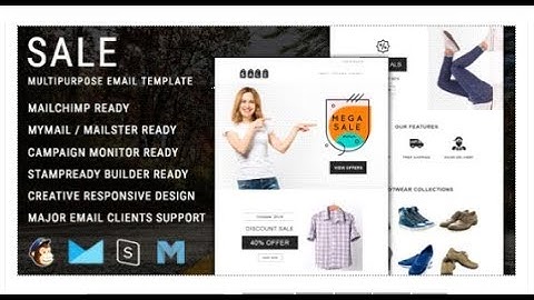 Sale - Multipurpose Responsive Email Template with Mailchimp  | Themeforest Templates
