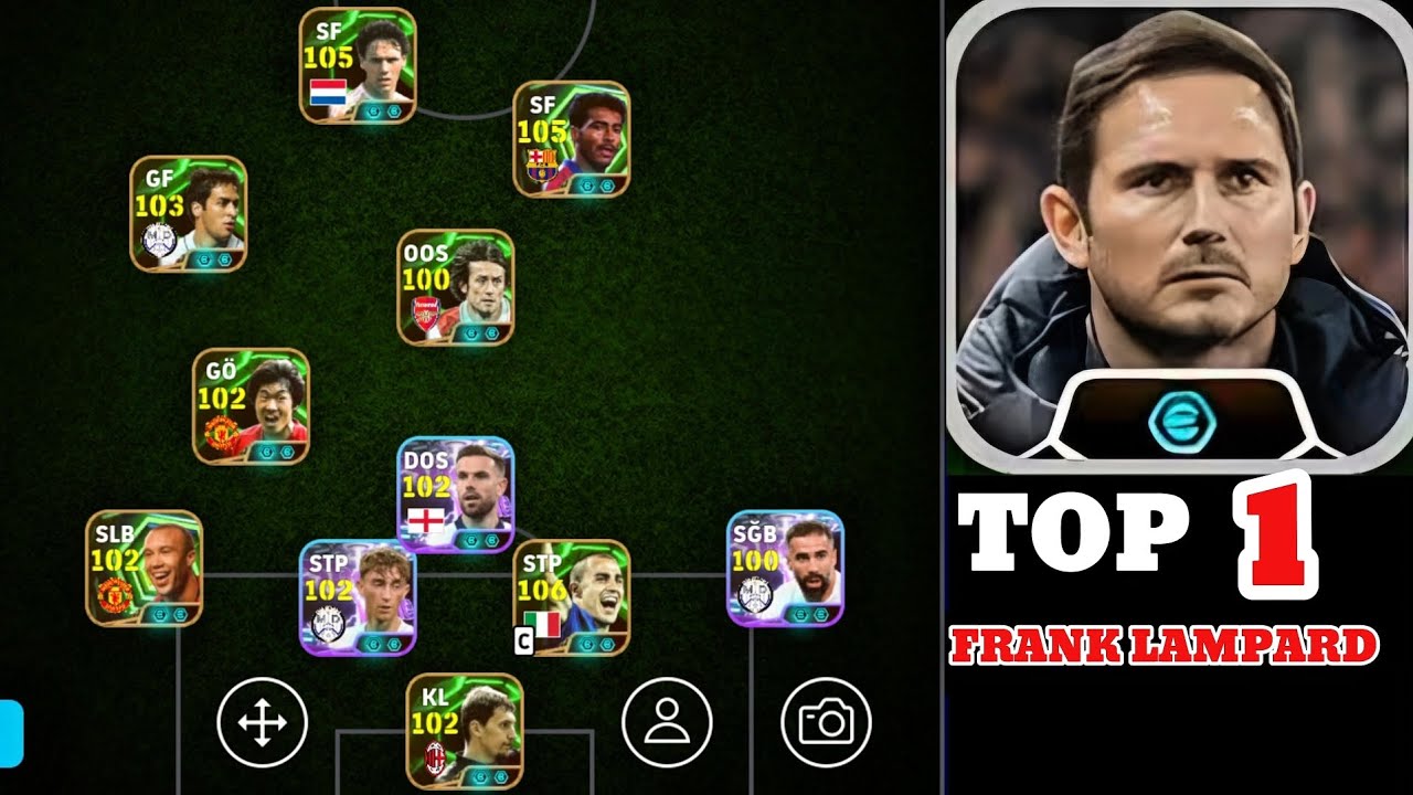 Frank Lampard En iyi Hızlı Kontra Ataq diziliș🥶💥/EFFOTBAL 2026