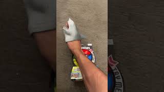 Sb Short Shark Puppet Plays With The Simon Toy