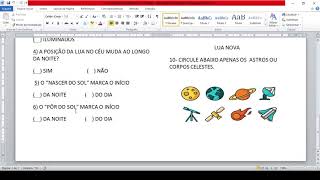 AVALIAÇÃO DE CIÊNCIAS 2º ANO