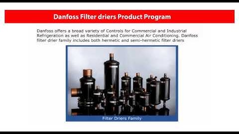 Danfoss Learning -- Hermetic Filter driers -- eLesson preview