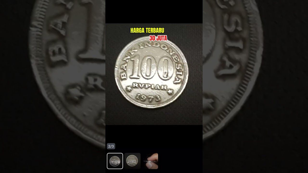 harga terbaru uang koin kuno 100 rupiah rumah gadang 