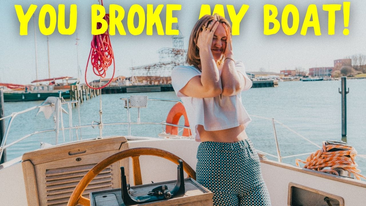 ⁣The First Sail BROKE Our 50 Year Old Sailboat