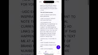 Famous UGC Cheat Sheet Discount For 24 hours only! Link in pinned comment below! #ugc #contentcreator Profile