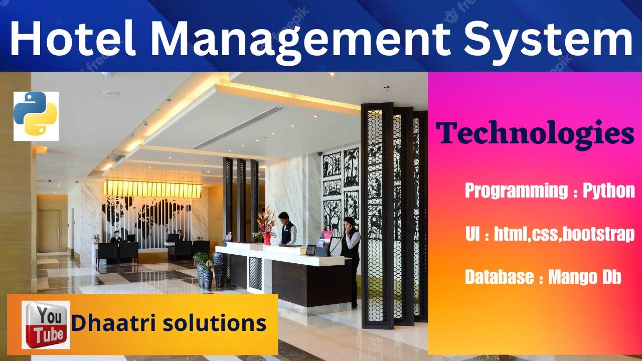 Hotel Management System | In English | Python Projects | English 2023 ...
