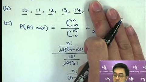 Herman Yeung - DSE Maths Core - nCr, nPr 排列與組合 Permutation & Combination - 16