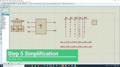 Logic Gate Line Following Robot Circuit