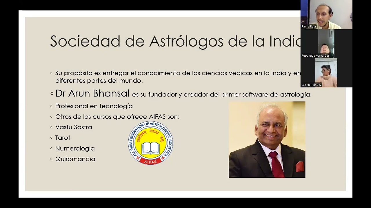 Presentación Curso de Astrología Védica Nivel 1