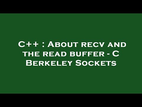 C++ : About