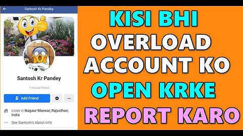 How To Report And Delete Any Overload / Overlite Facebook Account | 101% Working Trick 2021