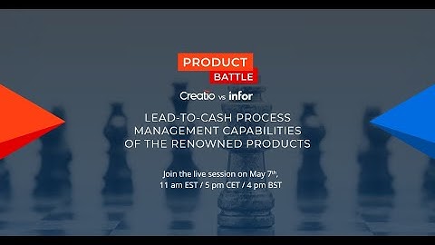 Product Battle: Creatio vs Infor