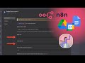How to link n8n & Google Drive/Docs/Calendar..