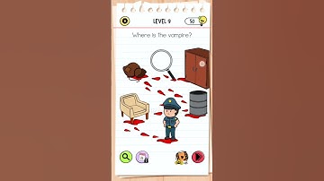 Brain Test All Star Level 9 Answer | Where is the vampire?