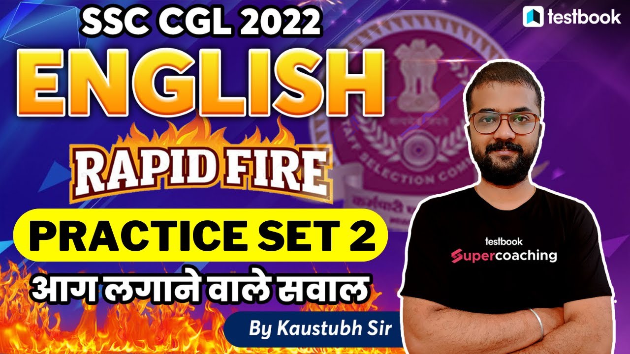 SSC CGL Practice Set 2022 English SSC CGL English Practice Set 2 SSC