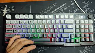 картинка:  FreeWolf M96 Беспроводная игровая мембранная клавиатура
