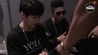 [INDO SUB] [BANGTAN BOMB] A GAME BANGTAN PLAYS IN THE DRESSING ROOM