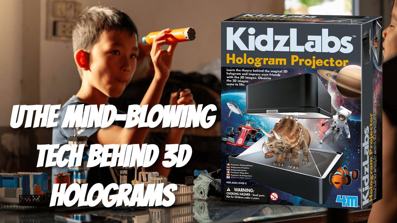 Hologram Projector Kit Kidzlabs : Make a 3D Illusion