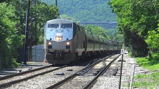 Metro North & Amtrak Saturday Railfanning at Manitou. (Awesome Action)