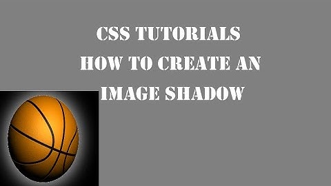 CSS Image Shadow