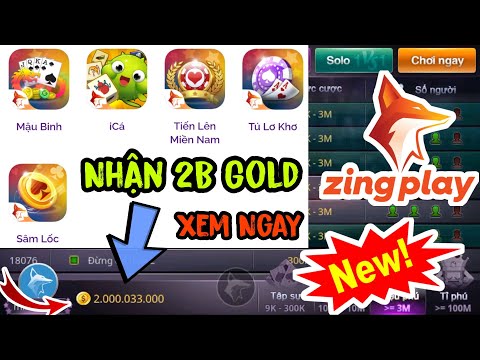 Video Cách nhận 2B Gold game Mậu Binh, Tiến lên miền Nam, Tú... - youtube