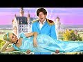 CINDERELLA SAVED FROM LADY TREMAINE AND STEPSISTERS BY PRINCE CHARMING. Totally TV parody