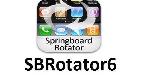 Cydia Package ** SBRotator6 ** (Rotate Springboard & Lock Screen Like iPad)