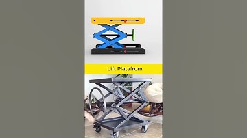 Lifting platform mechanism - Screw Scissor #engineering #mechanical #3ddesign #mechanism #machine