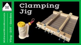 MMM 130 - Glue up cutting boards and other projects with ease! This clamping jig was inspired by one made by Dustin Penner: 